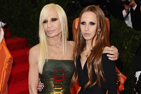 donatella versace's daughter|donatella versace young photos.